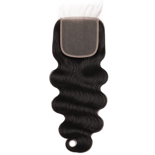 A black body wave 5x5 HD lace closure, displayed against a solid white background.